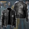 LINKIN PARK Gold Leather Bomber Jacket (Exclusive Edition)