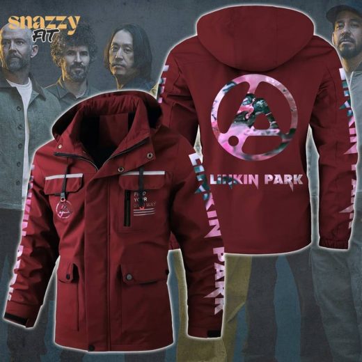 LINKIN PARK Red Windbreaker Hooded Jacket (Exclusive Edition)