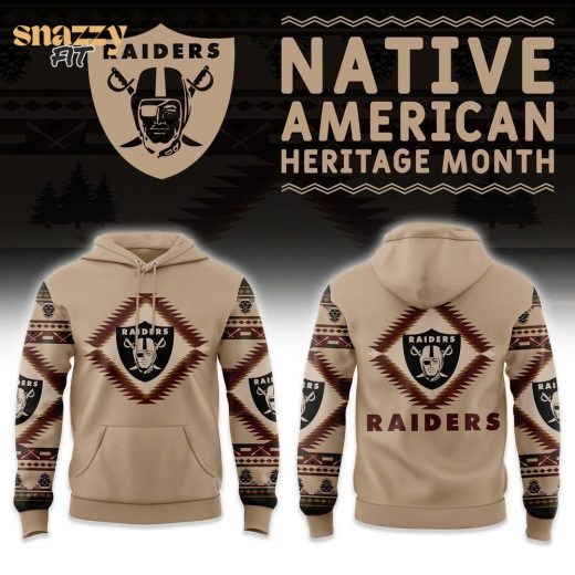 Las Vegas Raiders Native American Heritage Hoodie – 2024 Premium Edition