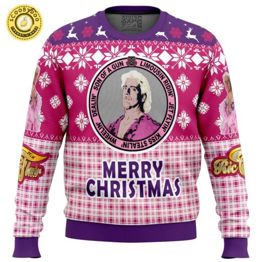 Legendary Ric Flair Wwe Ugly Christmas Sweater