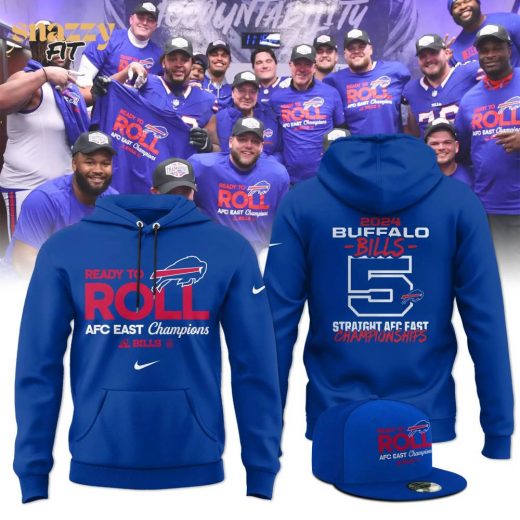 Limited Edition 5 Straight AFC East Division Champions Hoodie – 2024 Release