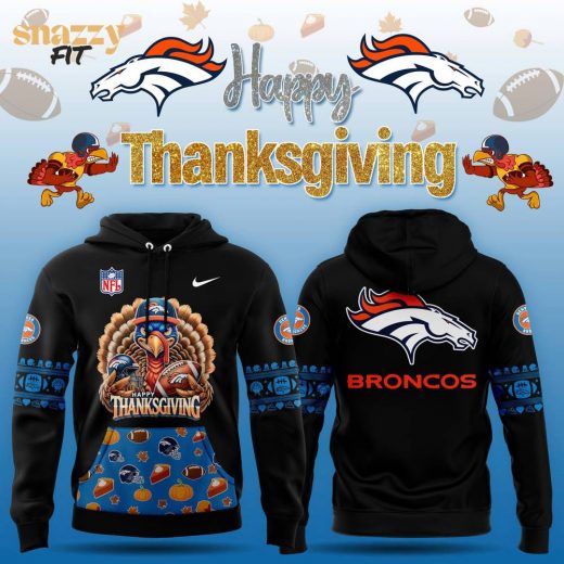 Limited Edition Denver Broncos 2024 Thanksgiving Hoodie