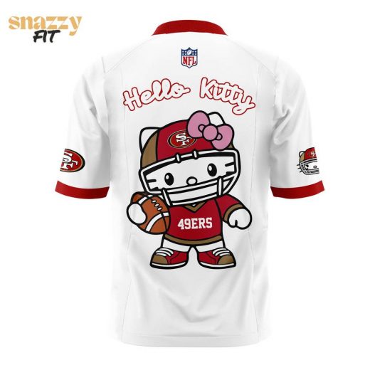 Limited Edition San Francisco 49ers x Hello Kitty Football White Jersey