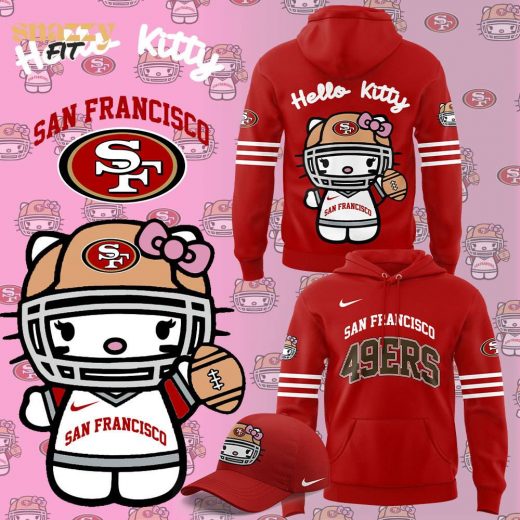 Limited Edition San Francisco 49ers x Hello Kitty Hoodie