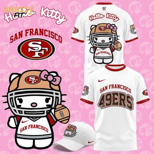 Limited Edition San Francisco 49ers x Hello Kitty Tshirt