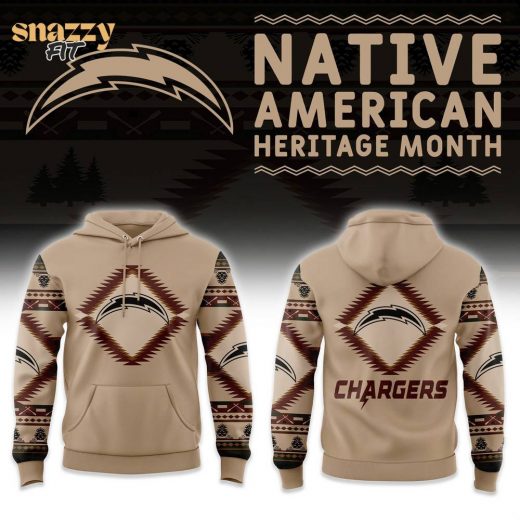 Los Angeles Chargers Native American Heritage Hoodie – 2024 Special Edition