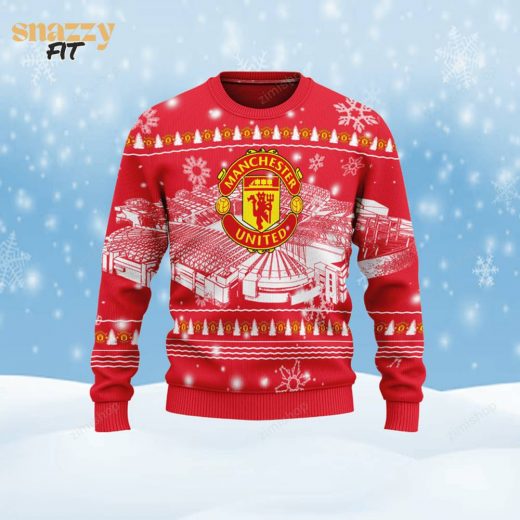 Manchester United 3D Full Printing Ugly Sweater Christmas 512