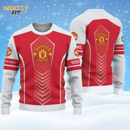 Manchester United 3D Full Printing Ugly Sweater Xmas 411