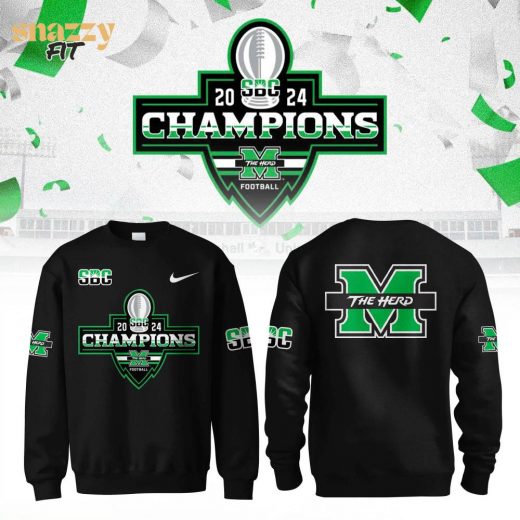 Marshall Thundering Herd Nike 2024 Sun Belt Conference Champions Sweatshirt