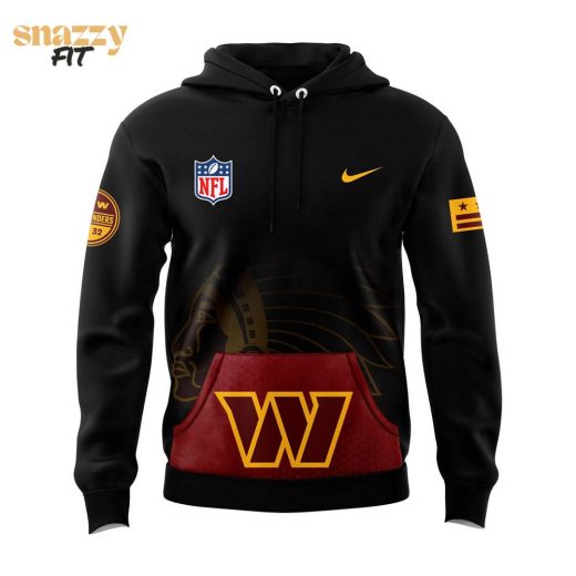 Men’s Fanatics Black Washington Commanders Alternmate Helmet Pullover Hoodie V2