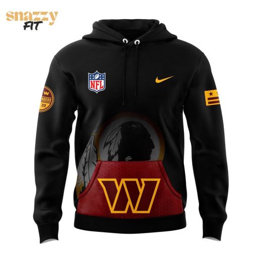 Men’s Fanatics Black Washington Commanders Alternmate Helmet Pullover Hoodie V3