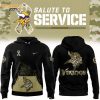 Minnesota Vikings Camo 2024 Salute to Service Fleece Hoodie – Limited Edition