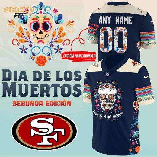 Men’s Nike San Francisco 49ers 2024 NFL Dia De Los Muertos Premium Limited Personalized Jersey