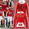 Men’s Red San Francisco 49ers Throwback Hoodie White Edition