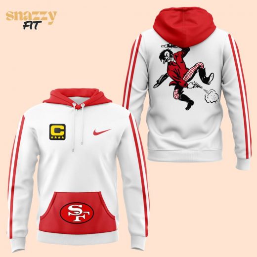 Men’s White San Francisco 49ers Throwback Hoodie White Edition