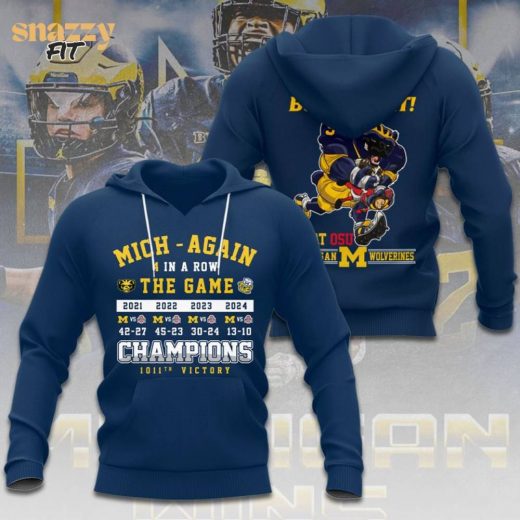 Michigan Wolverines Football 3D Premium Hoodie – Limited Edition