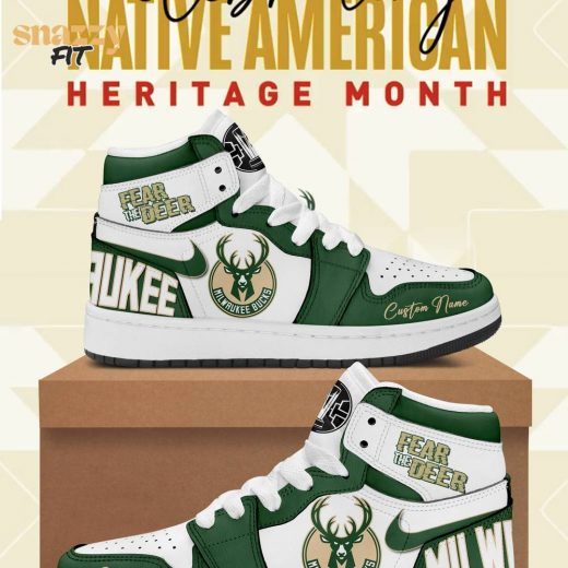 Milwaukee Bucks Native American Heritage Month 2024 Sneaker – Limited Edition