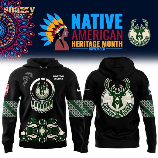 Milwaukee Bucks Native American Heritage Month Premium Hoodie – 2024 Edition