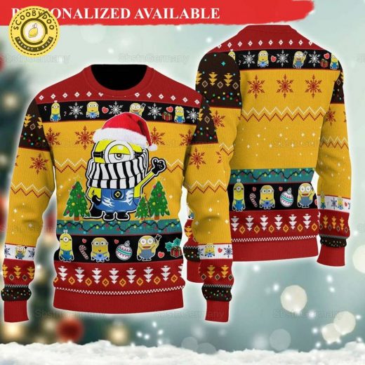 Minions Christmas Ugly Sweater – Ugly Christmas Sweater- Jumper