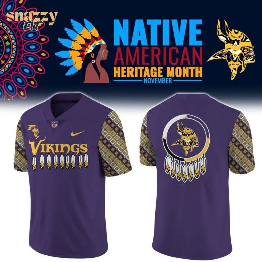 Minnesota Vikings 2024 Native American Heritage Month Limited Edition Jersey