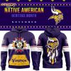 Minnesota Vikings Camo 2024 Salute to Service Fleece Hoodie – Limited Edition