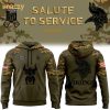 Men’s Nike Black Minnesota Vikings 2024 Salute to Service Fleece Pullover Hoodie