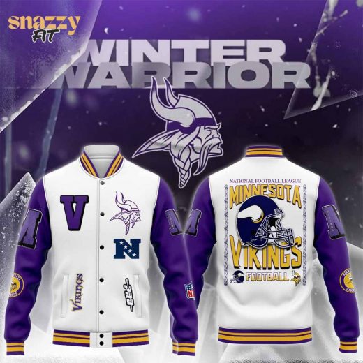 Minnesota Vikings NFC Unisex Jacket – White Edition