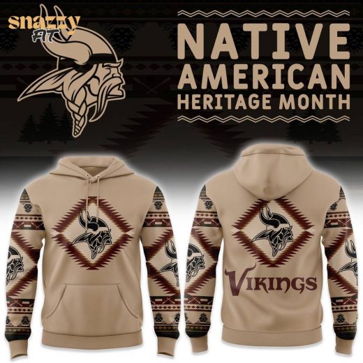 Minnesota Vikings Native American Heritage Hoodie – 2024 Collector’s Edition