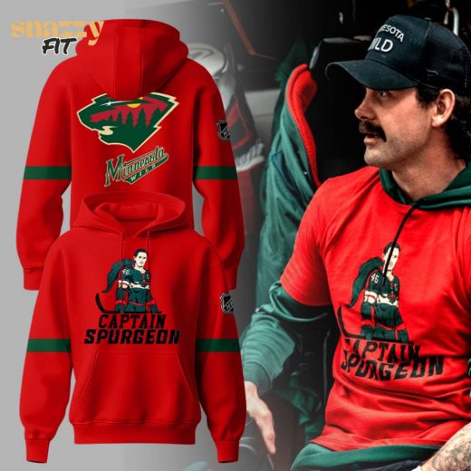 Minnesota Wild Captain Spurgeon 2024 Limited Edition Hoodie