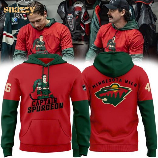 Minnesota Wild Captain Spurgeon Special NHL Hoodie – 2024 Edition