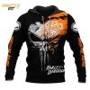 Angry Skull Camo Viking Hoodie – Vintage Style