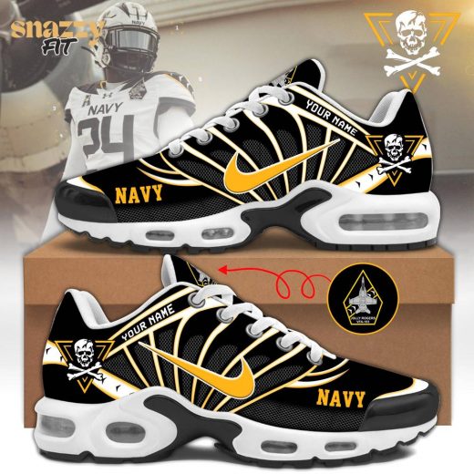 Navy Midshipmen 2024 Air Max Plus Sneakers Limited black Edition