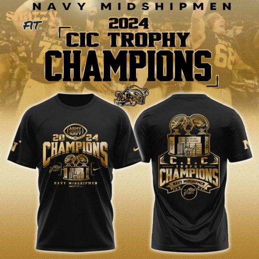 Navy Midshipmen 2024 Champions TShirt Limited black Editions