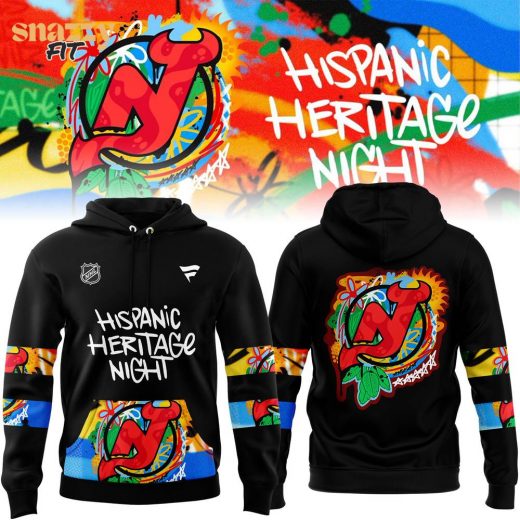 New Jersey Devils 2024 Hispanic Heritage Night Black Hoodie – Fan Edition