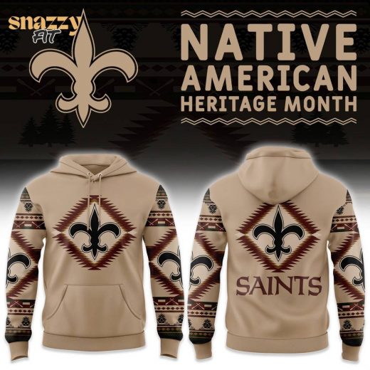 New Orleans Saints Native American Heritage Hoodie – Limited Edition 2024