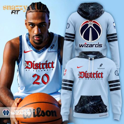 Nike Powder Blue Washington Wizards 2024/25 Swingman City Edition Hoodie (Unisex)