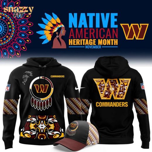 Nike Washington Commanders 2024 Native American Heritage Month Premium Hoodie – Limited Edition