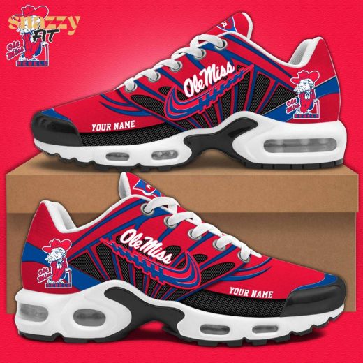 Ole Miss Football Personalized Air Max Plus Sneakers – Custom Edition