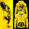 Oregon Ducks Stomp Out Cancer Heroes Hoodie – White