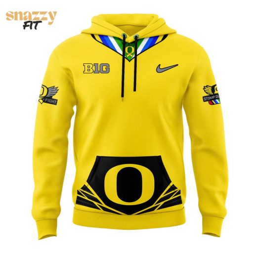 Oregon Ducks Stomp Out Cancer Heroes Hoodie – Yellow