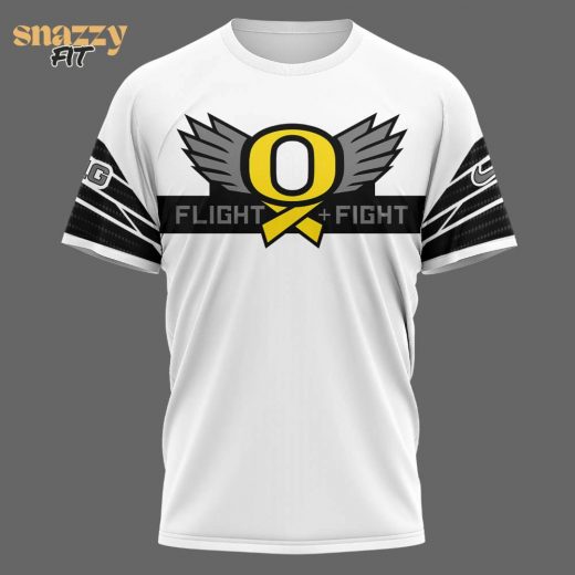 Oregon Ducks “Stomp Out Cancer” Heroes Shirt – White