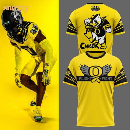 Oregon Ducks “Stomp Out Cancer” Heroes Shirt – yellow