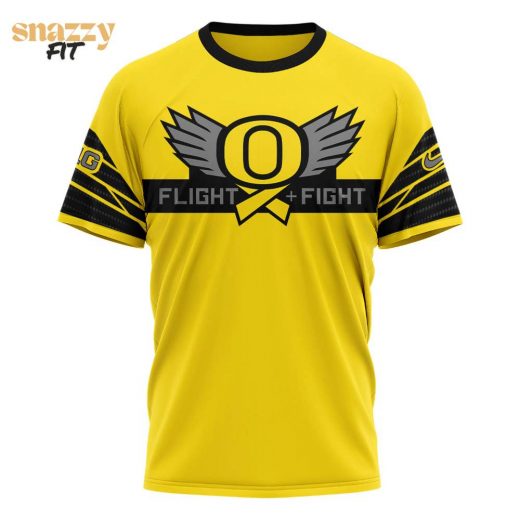 Oregon Ducks “Stomp Out Cancer” Heroes Shirt – yellow