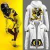 Oregon Ducks Stomp Out Cancer Heroes Hoodie – White