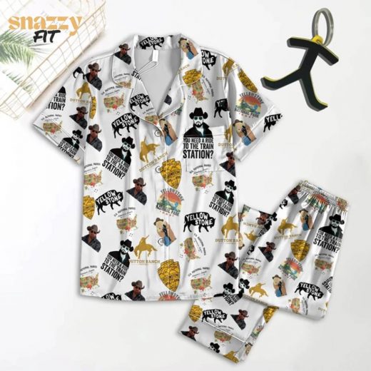 PREMIUM YLST SS BUTTON PAJAMAS SET NTY