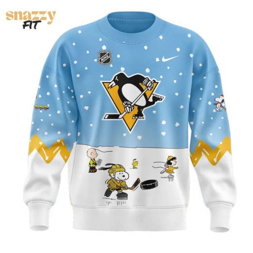 Pittsburgh Penguins Peanuts & Snoopy Night Sweatshirt – 2024 Edition