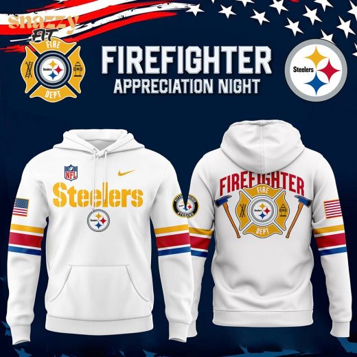 Pittsburgh Steelers 2024 Firefighter Appreciation Night Premium Limited Edition Hoodie