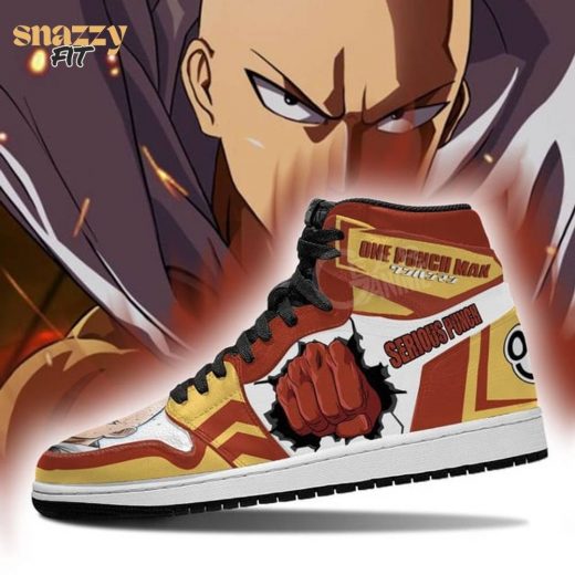 Saitama Jordan 1 Sneakers Serious Punch