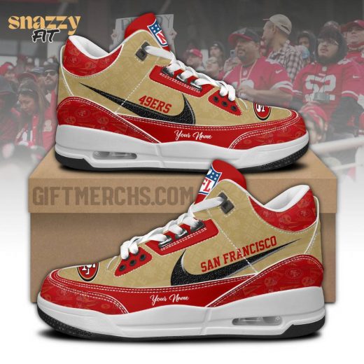 San Francisco 49ers Personalized Air Jordan 3 Limited Edition