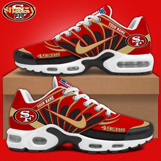 San Francisco 49ers Personalized Air Max Limited Red plus White Edition